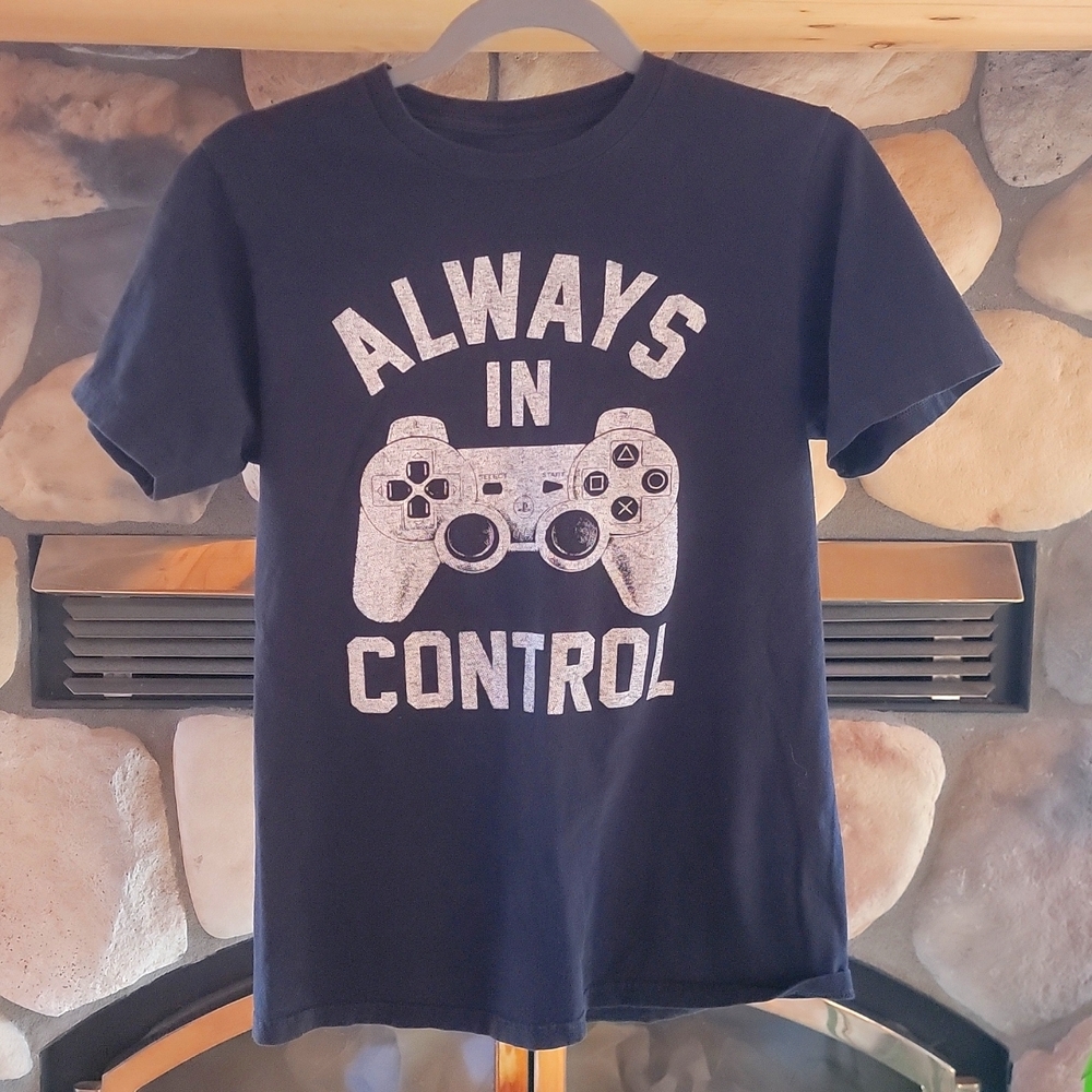 Always in Control PlayStation T shirt.